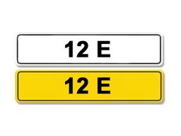 Registration Number 12 E