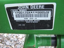 JD D170 LOADER  NO BRACKETS