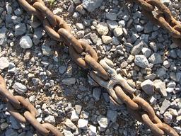 2) 3/8X19-1/2' & 20' LOG CHAINS WITH HOOKS