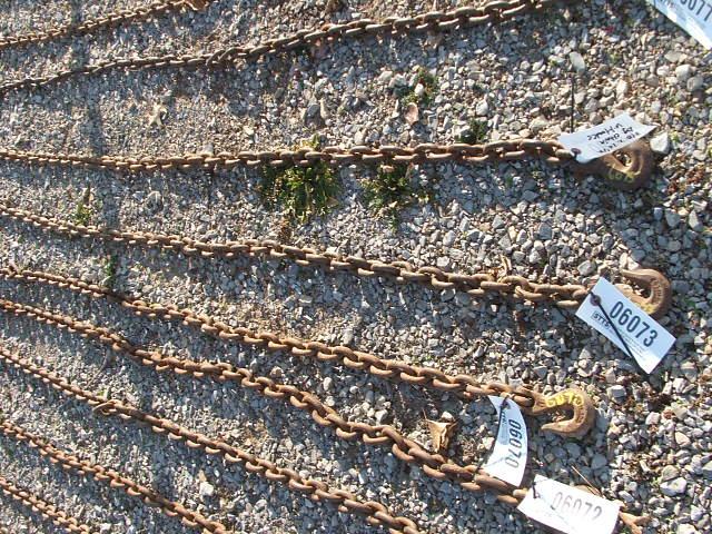 2) 3/8X14' & 12-1/2' LOG CHAINS WITH HOOKS