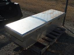 NEW ALUMINUM CROSS BED TOOL BOX