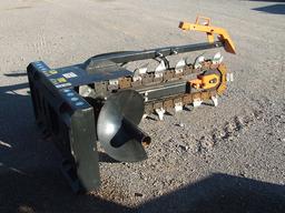 NEW MOWER KING SKID STEER TRENCHER