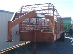 6'X24' GOOSENECK LIVESTOCK TRAILER