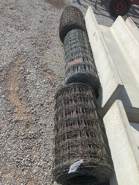 3 ROLLS WOVEN FENCE