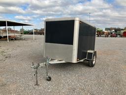 2004 5X8 ALUMA LIMITED ENCLOSED TRAILER