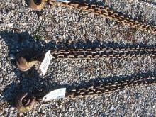 2) 3/8X5' CHAINS WITH HOOKS