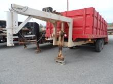 DONAHUE 16' GOOSENECK TRAILER WITH HOIST