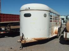 CM 16' LIVESTOCK TRAILER