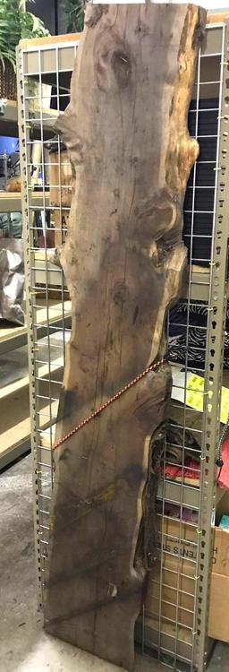 6ft Black Walnut Rough Cut Slab