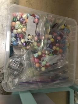Lot of Craft and Beading Items