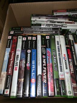 Large Lot of Playstation 2 and Xbox Video Games