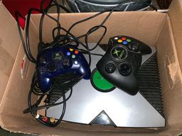 XBox and 2 Controllers