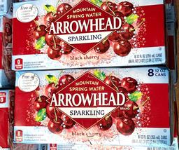 4 Case of 8 Cans of Arrowhead Sparkling Water