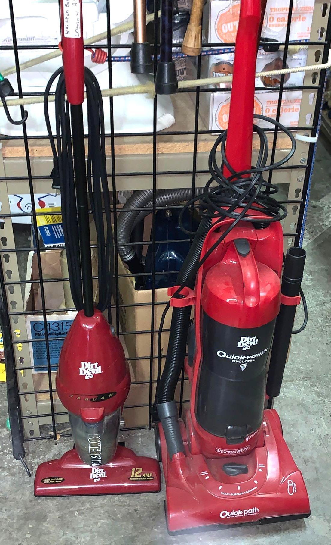 2 Dirt Devil Vacuums- works