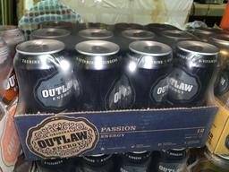 3 Cases of Outlaw Energy Drink - Passion Flavor 36 cans