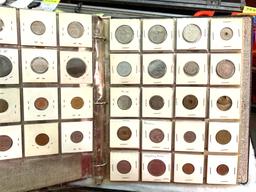 5 Sheets of Foreign Coins