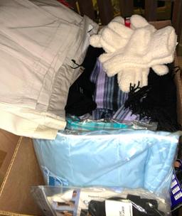 Lot of New Clothes- 3xl Sweaters, Pair of Dockers 38 x 30, Joe Boxer Gloves etc