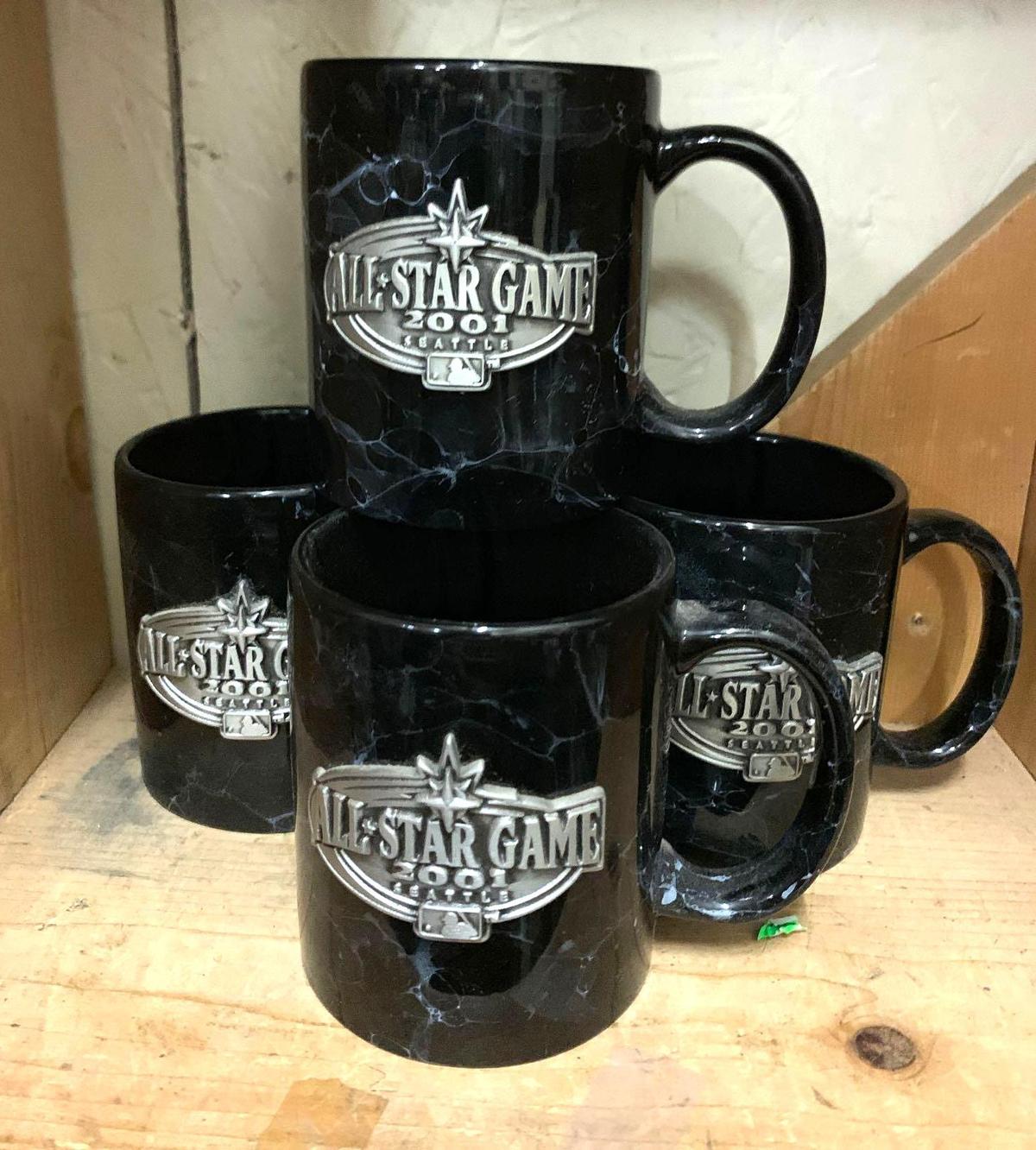 4- 2001 All Star Game Coffee Mugs