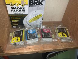5 New Epson #69 Ink Cartridges and New BRK Smoke Alarm