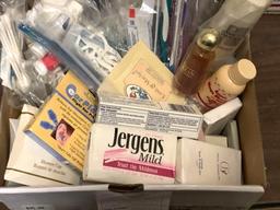 Lot of Travel Size Soap, Tooth Brush, Tooth Paste etc