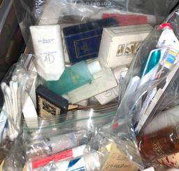 Lot of Travel Size Soap, Tooth Brush, Tooth Paste etc