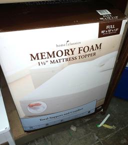 Full Size Memory Foam Mattress Toper