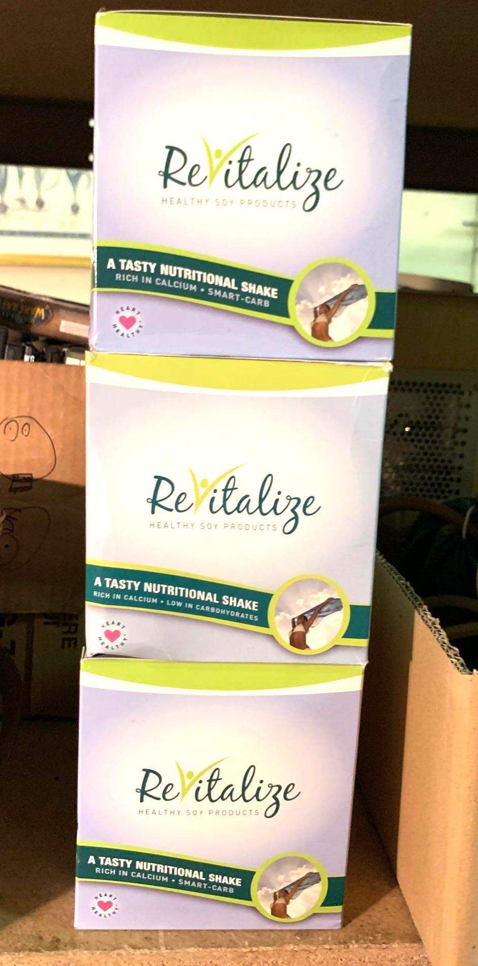 3 Boxes of Revitalize Soy Protein Shakes