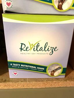 3 Boxes of Revitalize Soy Protein Shakes