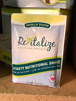 3 Boxes of Revitalize Soy Protein Shakes