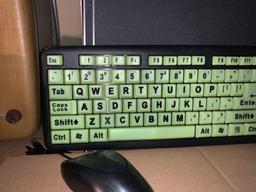 EZ Eyes Large - Print Keybord with Mouse