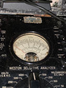 Weston Selective Analyzer and Other Misc electronics