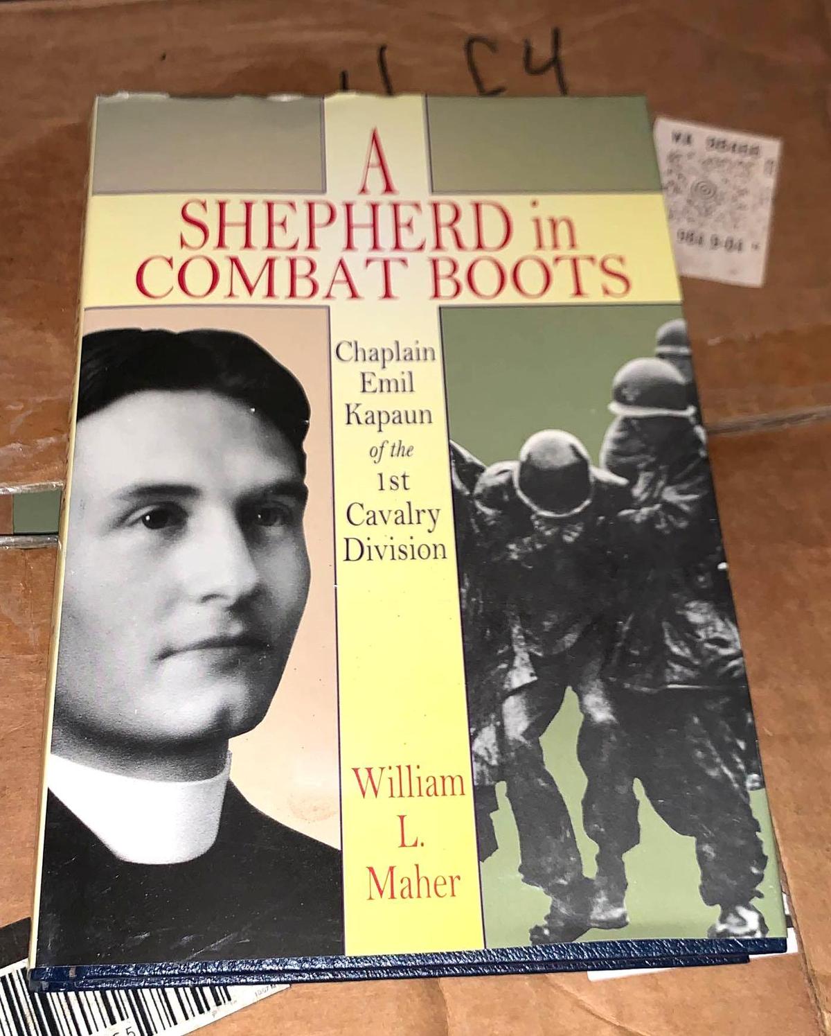 Box full of the Book "A Shepherd in Combat Boots"