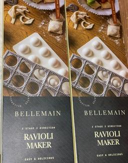 2 New Bellemain Ravioli Makers