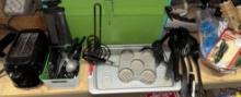 Kitchen Lot- Toaster, Baking pans, Utensils and more