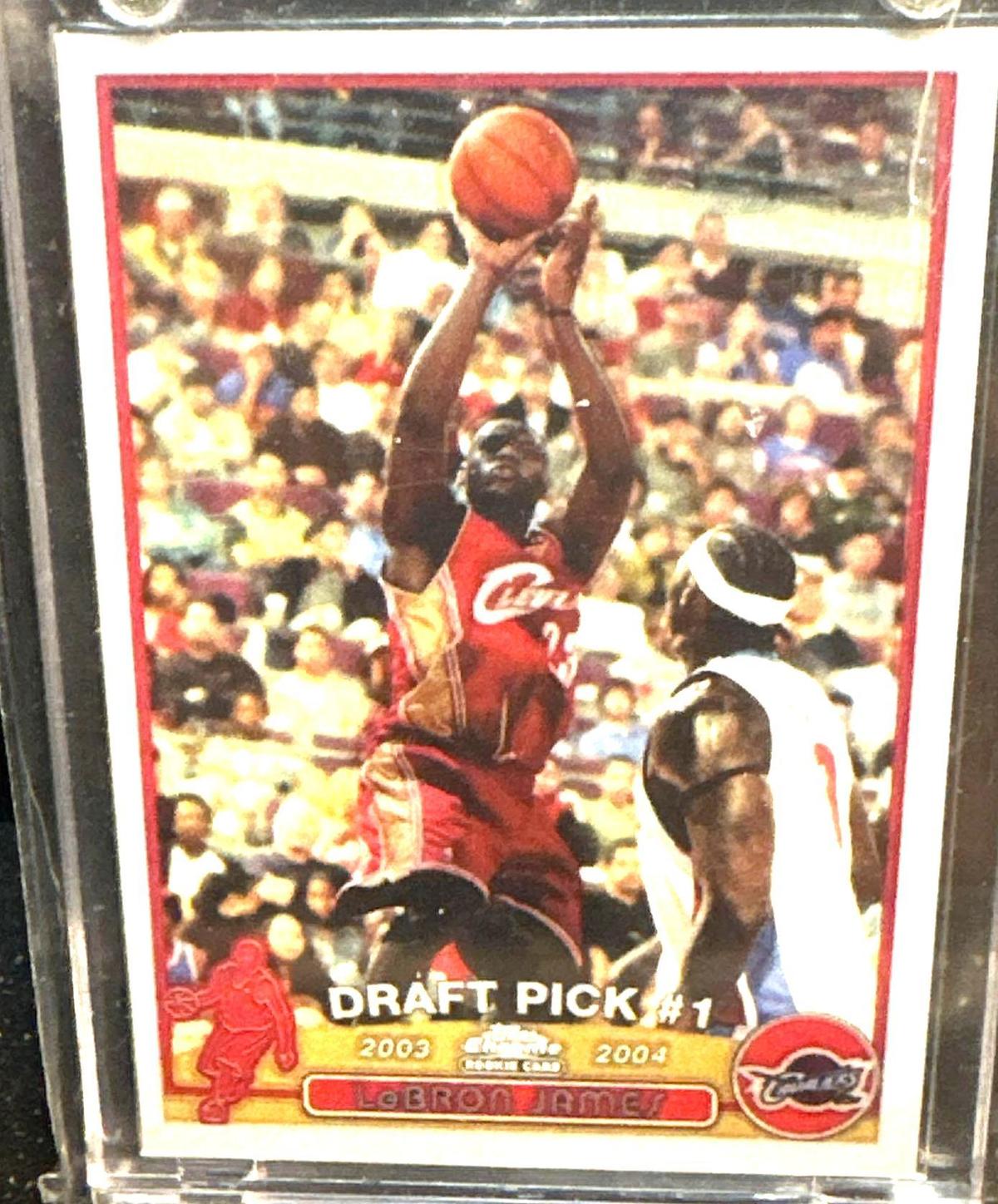 Topps Chrome Lebron James 2003/2004 Card #111 Rookie- Reprint?