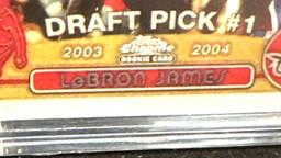 Topps Chrome Lebron James 2003/2004 Card #111 Rookie- Reprint?