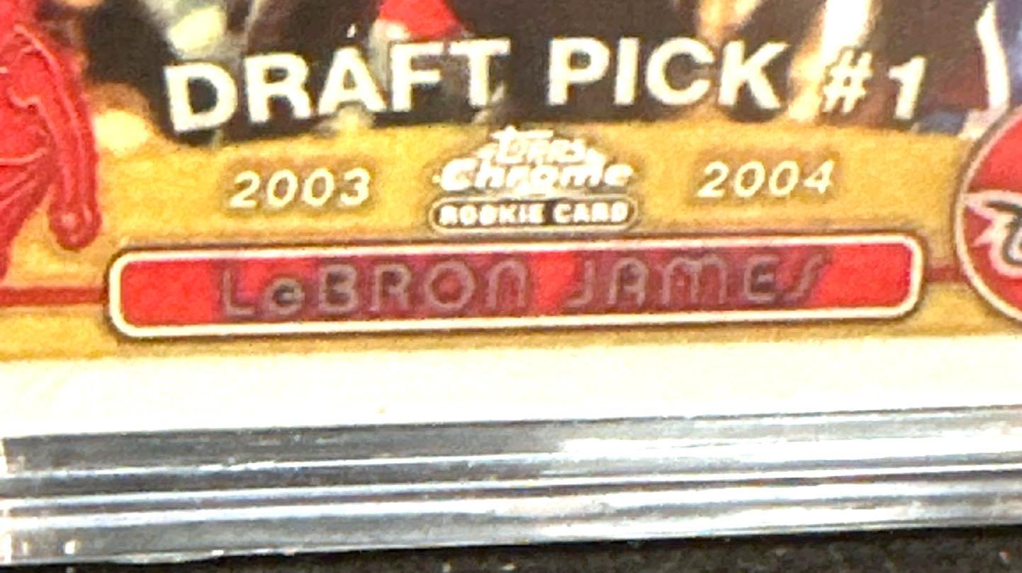 Topps Chrome Lebron James 2003/2004 Card #111 Rookie- Reprint?