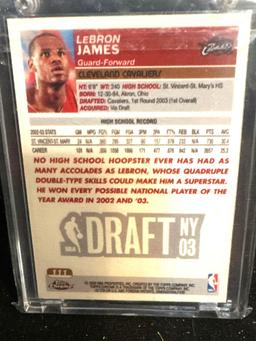 Topps Chrome Lebron James 2003/2004 Card #111 Rookie- Reprint?