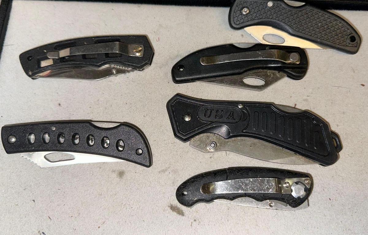 6 Pocket Knives- Never used