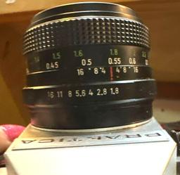 1968 Praktica Super TL1000 W/Pentacon Lens 50mm 1.8 East Germany Film Camera
