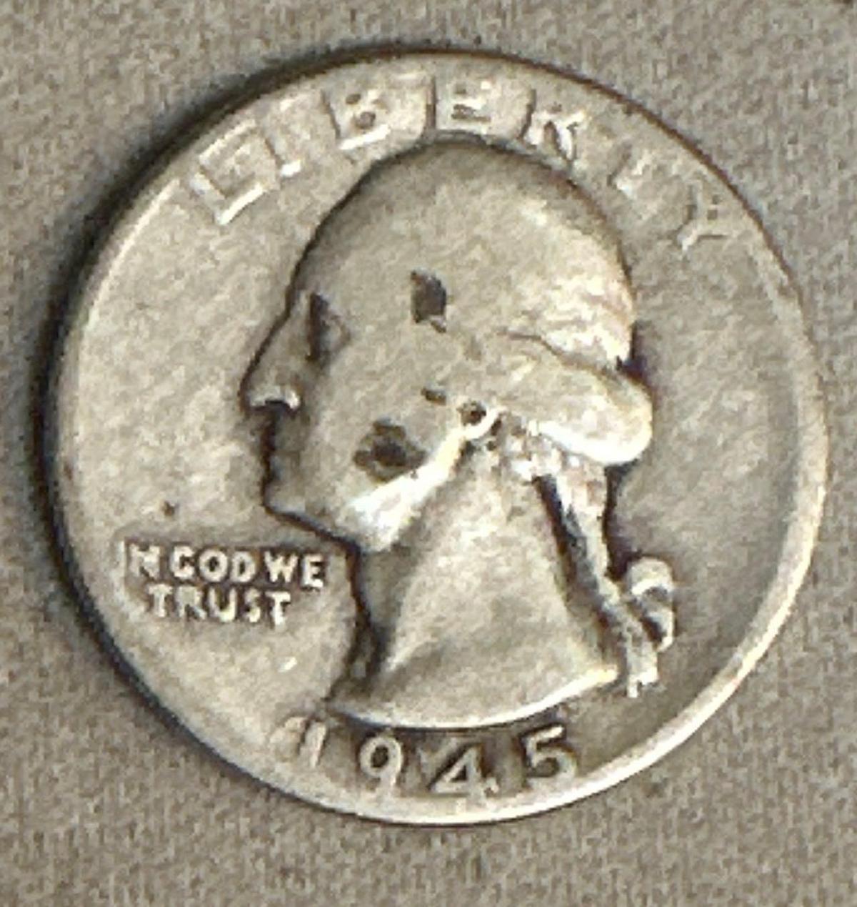 1945 Silver Quarter