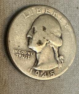 1945 Silver Quarter