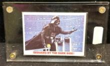 Vintage 1980 Star Wars Darth Vader Card