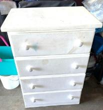 4 Drawer Wood Dresser