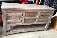 Farmhouse Style TV Stand/ Table 55" L x 29" T