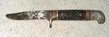 Vintage Western USA 648B Hunting Knife Fish and Small Game