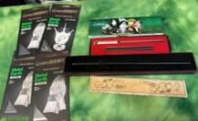 Harry Potter Wand, Naruto Wand and 4 New Metal Earth Model Kits