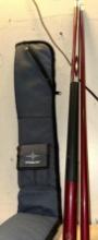 Halex Graphite Pool Cue with Case