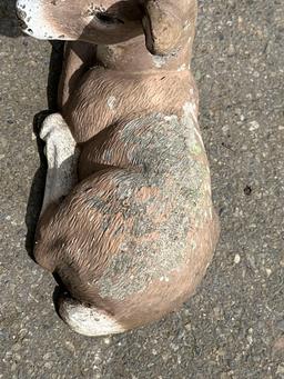 Cement Yard Art Deer with Antlers 16" Long