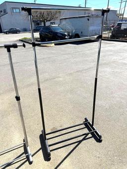 2 Adjustable Height Clothes racks